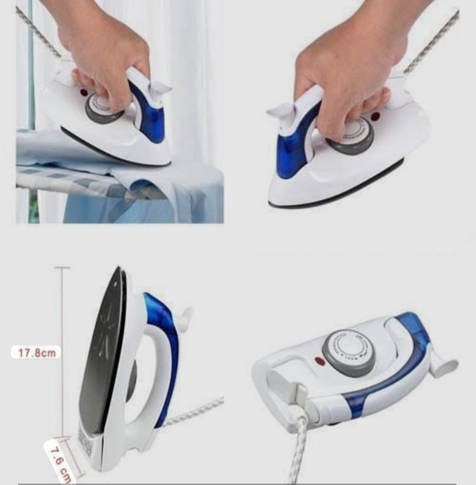 Foalding steam iron