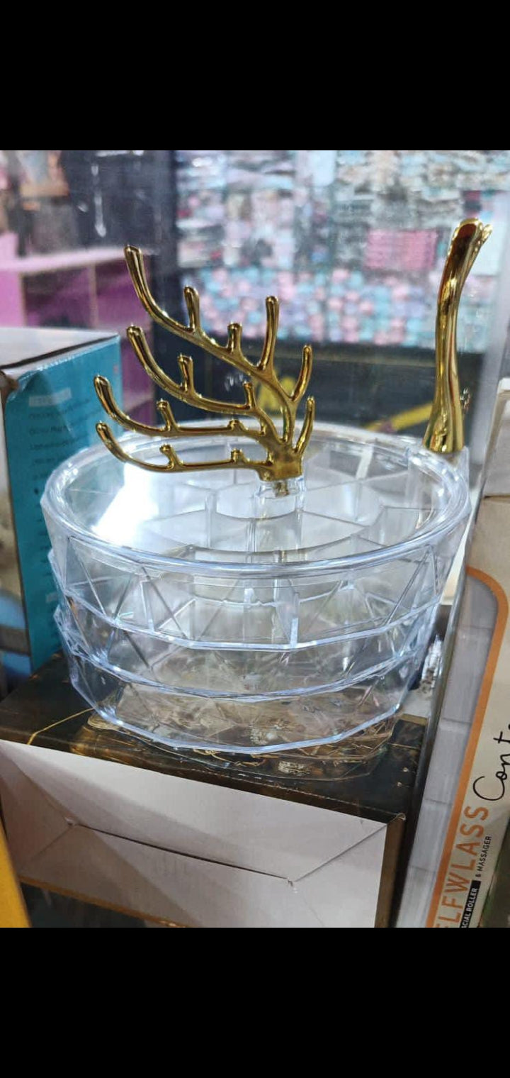 Elegant Swan Jewelry Organizer Box