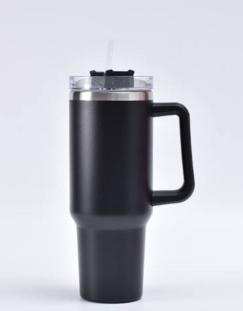 Black plain tumbler